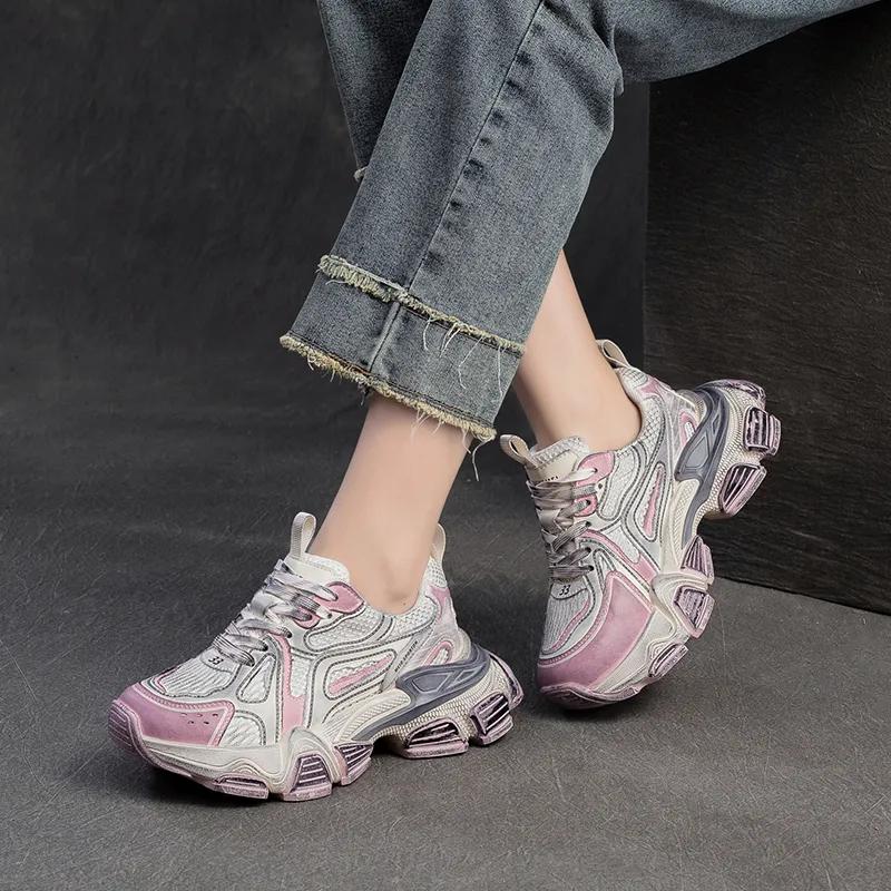 PLO CART Low Top Chunky Sneakers Women's-5