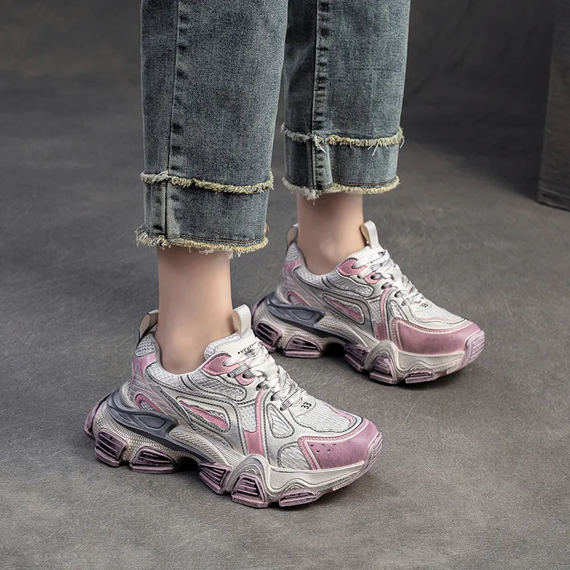 PLO CART Low Top Chunky Sneakers Women's-3