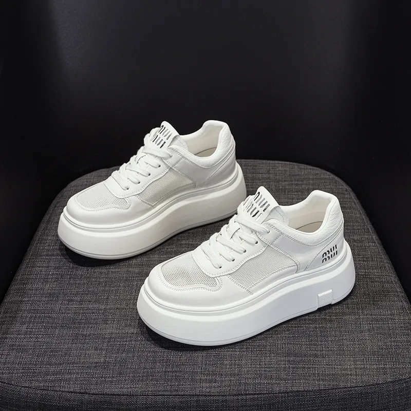 PLO CART Abrasion Resistant, Lightweight, And Breathable Low Top Skateboard Shoes Women's White-2