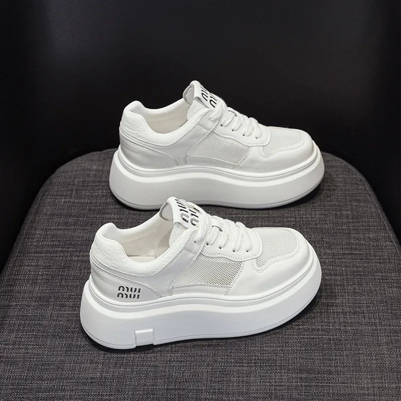 PLO CART Abrasion Resistant, Lightweight, And Breathable Low Top Skateboard Shoes Women's White-1