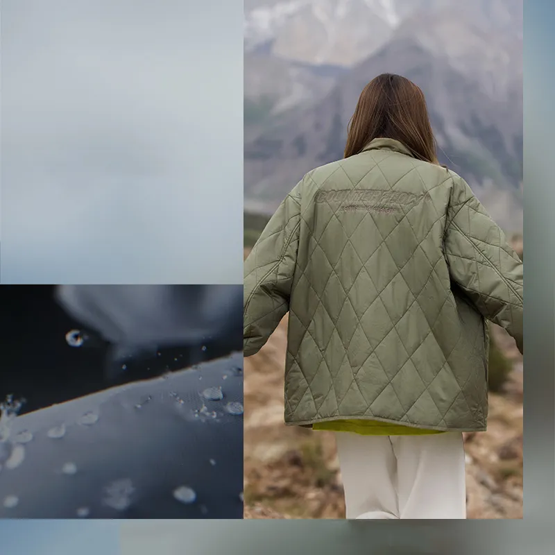 LiNing Puffer Jacket Unisex Murky Olive Green-6