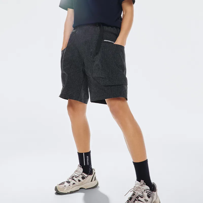 LiNing CF Casual Shorts Men's Thunderstorm Gray-5