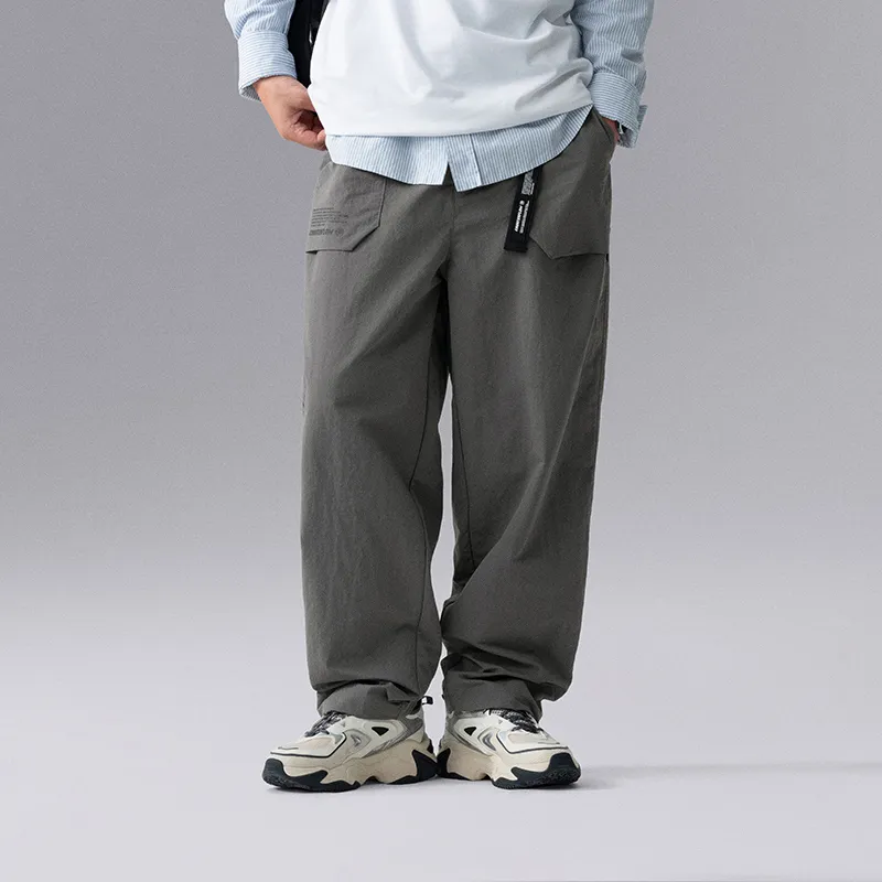 LiNing CF Knitted Sports Pants Men's Thunderstorm Gray-3