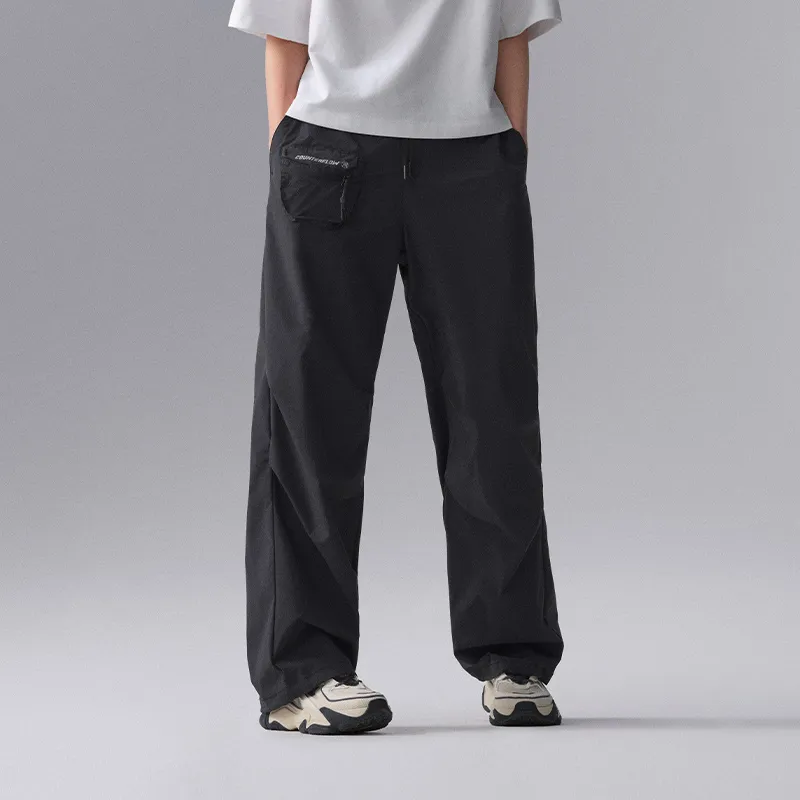 LiNing CF Knitted Sports Pants Women's Thunderstorm Gray-4