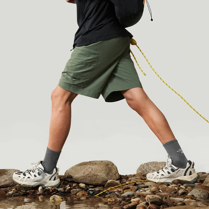 LiNing CF Tracing Casual Shorts Men's Mystic Green Onion-3