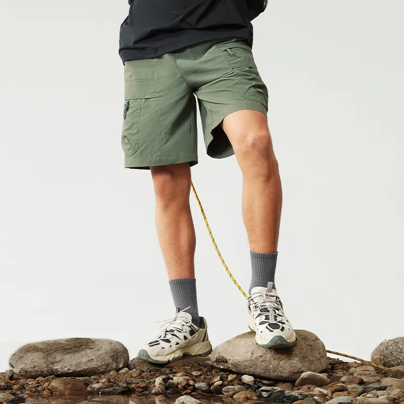 LiNing CF Tracing Casual Shorts Men's Mystic Green Onion-2
