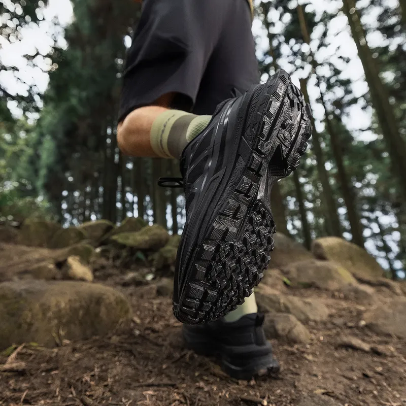 LiNing CF Su Xingchuan Cushioning Rebound Abrasion Resistant Waterproof Low Top Outdoor Hiking Shoes Unisex Black-7