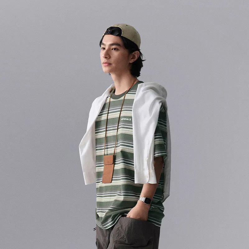 LiNing CF Tracing T Shirt Men's Ghost Scallion-3