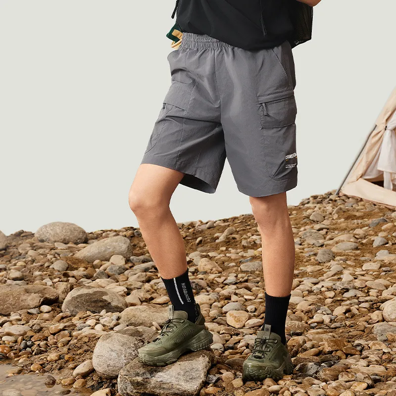 LiNing CF Tracing Casual Shorts Men's Mystic Green Onion-5