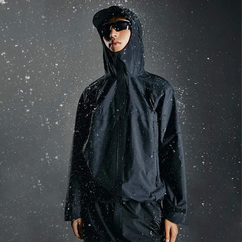 LiNing CF Tracing Wulong Armor Collection Waterproof And Windproof To Keep Warm Windbreaker Jacket Men's Moon-6