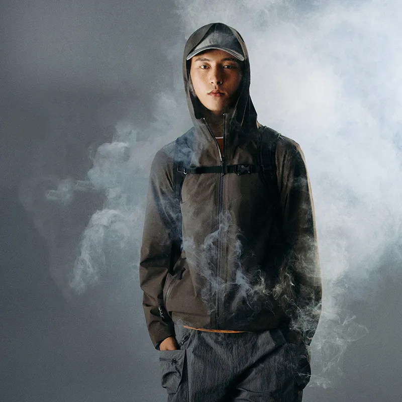 LiNing CF Tracing Wulong Armor Collection Waterproof And Windproof To Keep Warm Windbreaker Jacket Men's Black-6