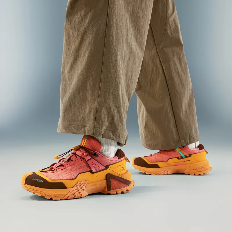 LiNing CF Su Xingchuan Cushioned Slip-Resistant Abrasion-Resistant Low-Top Trekking Shoes Unisex Brown-6