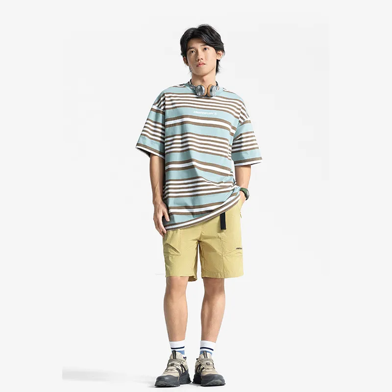 LiNing CF Tracing T Shirt Men's Fish Eye Green-2