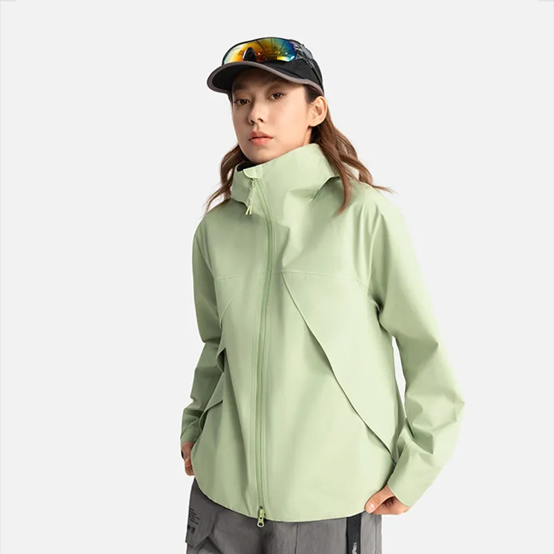 LiNing CF Tracing Windproof Rainproof And Breathable Windbreaker Jacket Women's Sage Green-3