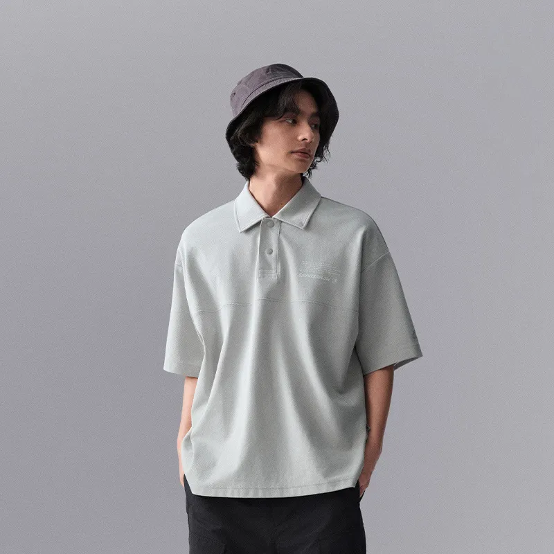 LiNing Polo Shirt Men's Dissolve Moon-2