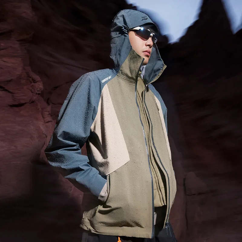 LINING CF Tracing Wulong Armor Collection Windbreaker Jackets Unisex Murky Olive Green-2