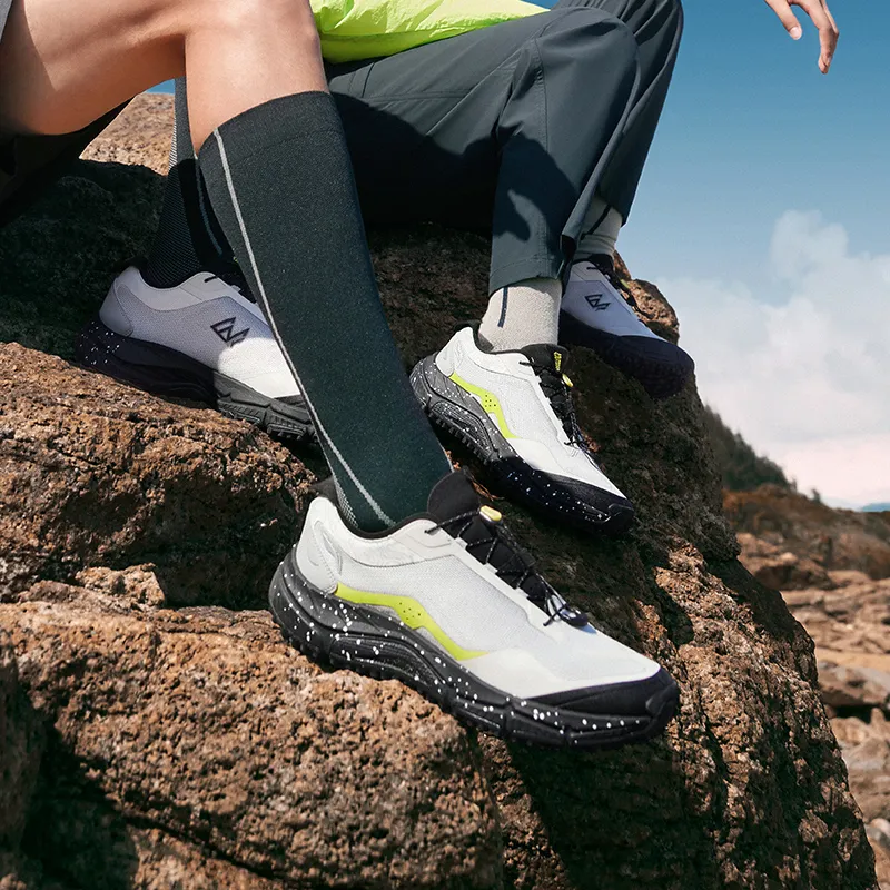LiNing Yijie Lite V3 Shock Absorbers Low Top Hiking Shoes Men's Gray-8
