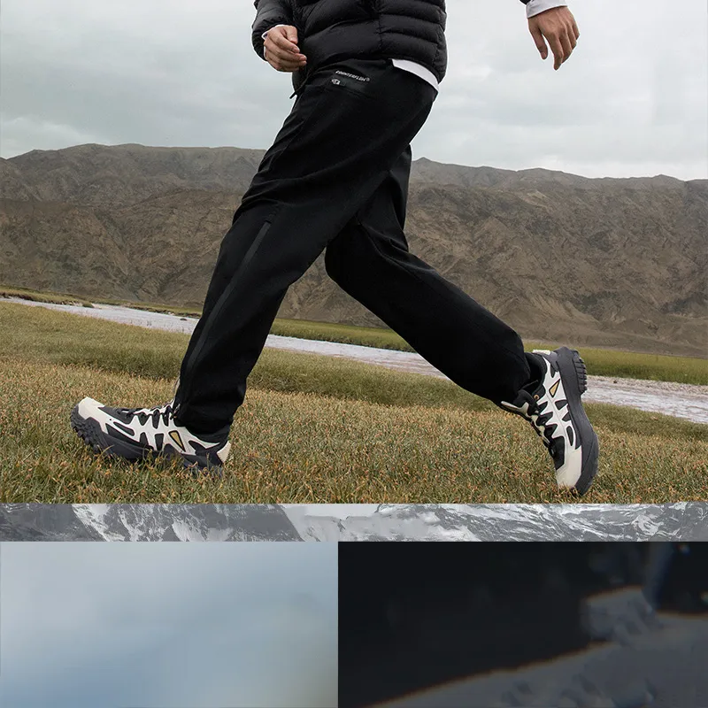 LINING Knitted Sweatpants Men Black-6