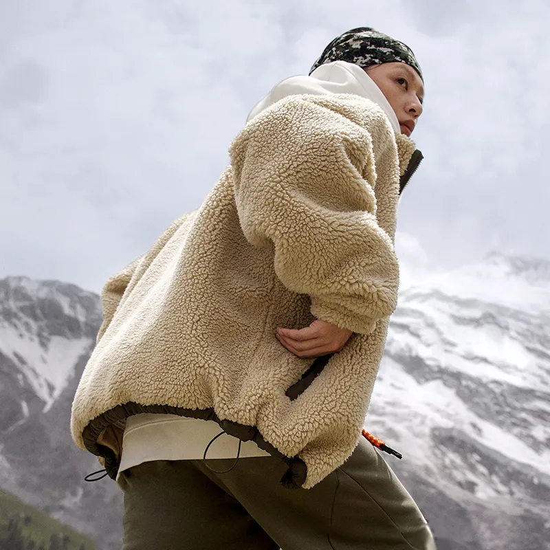 LiNing Puffer Jacket Unisex Creamy Brown-3