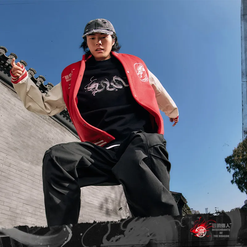 LiNing Baseball Jacket Unisex Agate Red-5