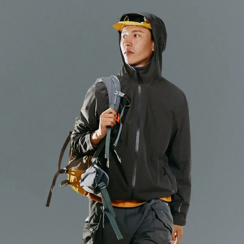 LiNing CF Tracing Wulong Armor Collection Waterproof And Windproof To Keep Warm Windbreaker Jacket Men's Black-5