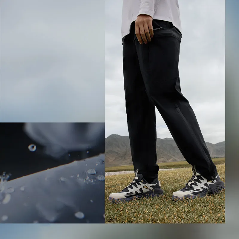 LINING Knitted Sweatpants Men Black-5
