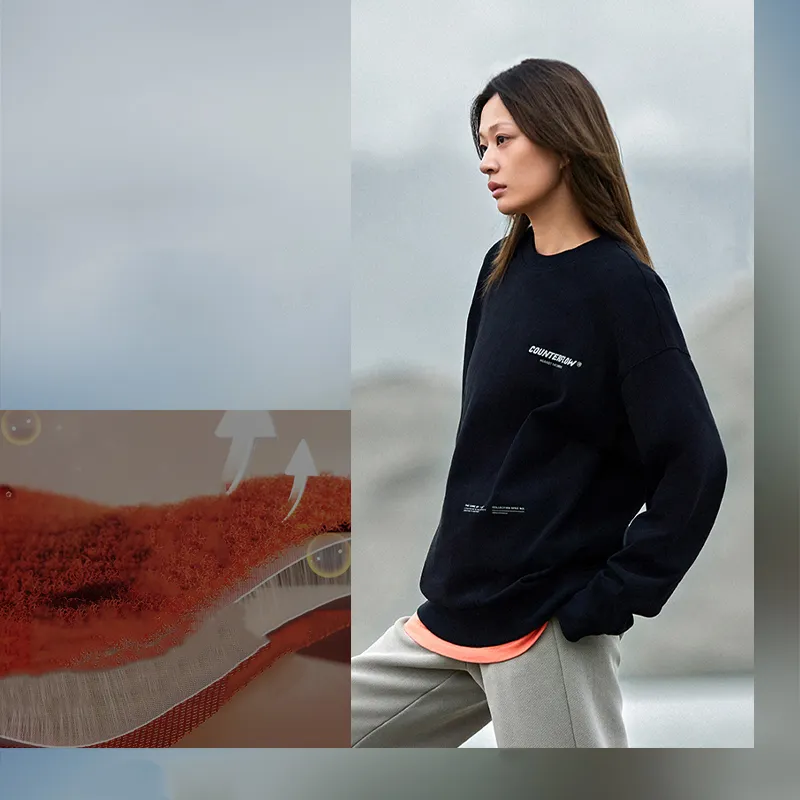 LiNing CF Sweatshirt Unisex Rock Ridge Gray-6