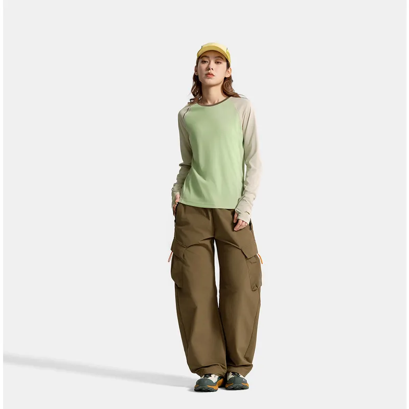 LiNing CF Tracing T Shirt Women's Sage Green-4