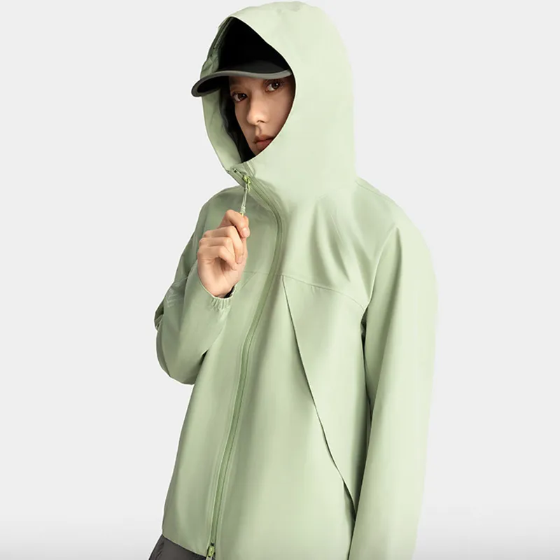 LiNing CF Tracing Windproof Rainproof And Breathable Windbreaker Jacket Women's Sage Green-4