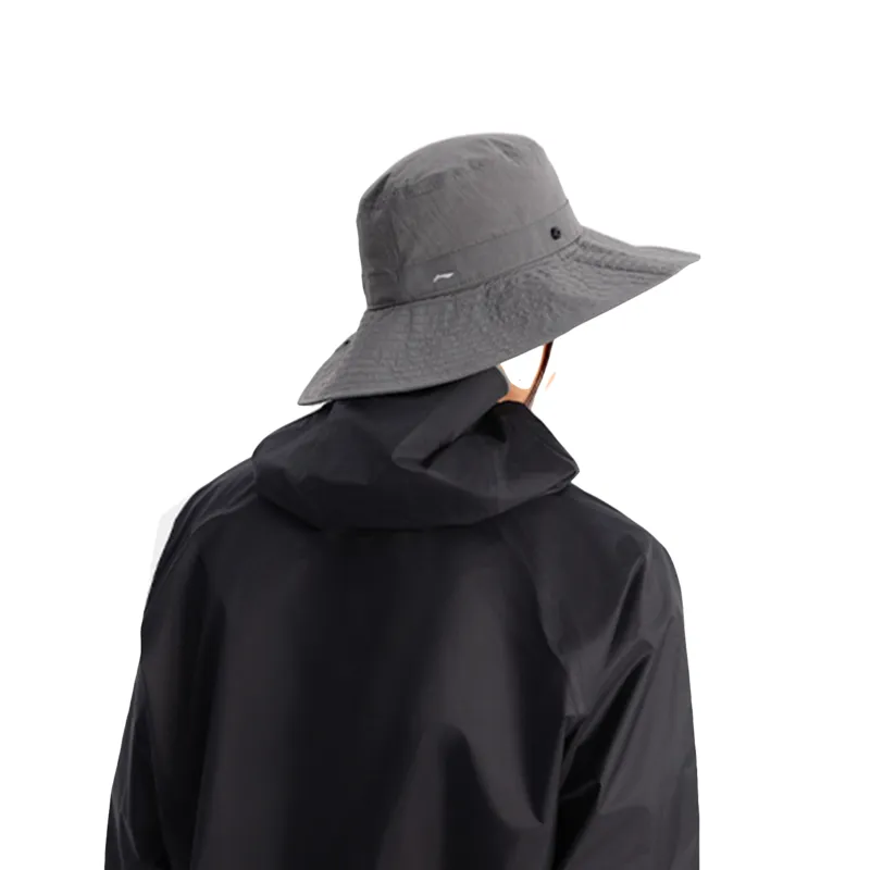 LiNing Polyester Bucket Hats Unisex Brick Gray-4