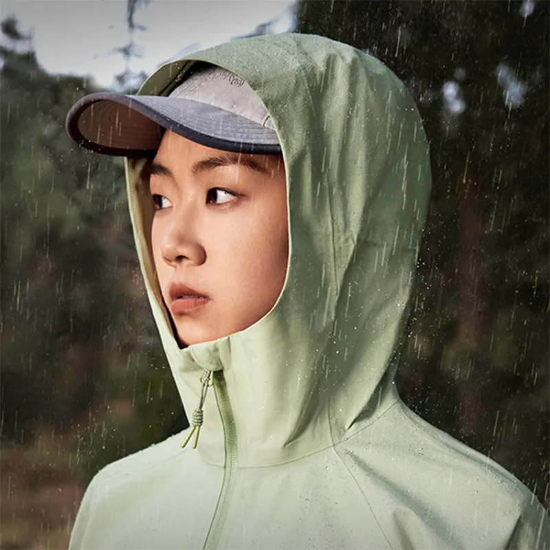 LiNing CF Tracing Windproof Rainproof And Breathable Windbreaker Jacket Women's Sage Green-6