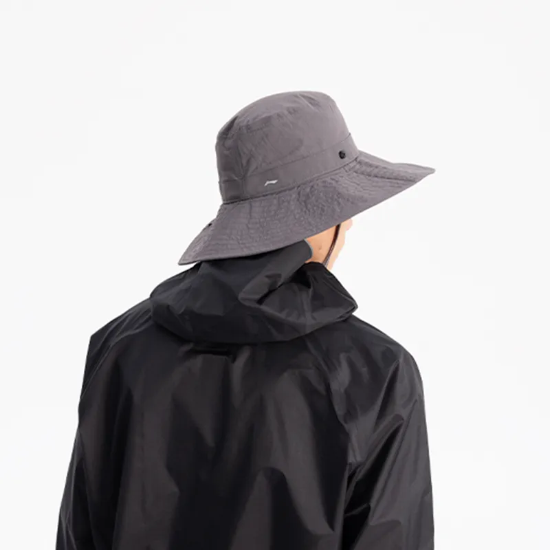 LiNing Polyester Bucket Hats Unisex Brick Gray-5