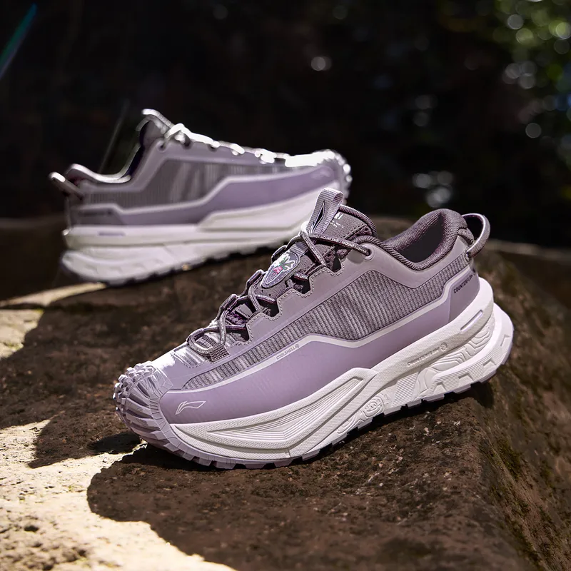 LiNing CF Su Xingchuan Low-Top Outdoor Trekking Shoes Unisex Purple-5