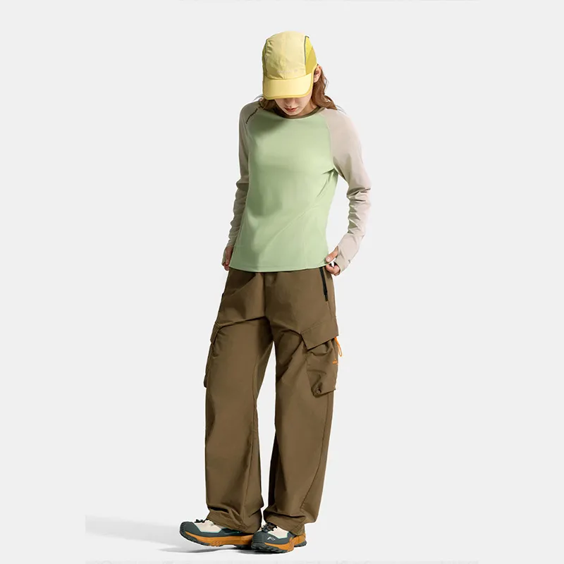 LiNing CF Tracing T Shirt Women's Sage Green-5