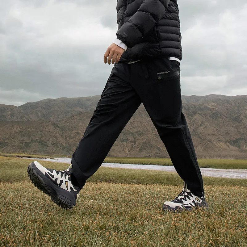 LINING Knitted Sweatpants Men Black-8