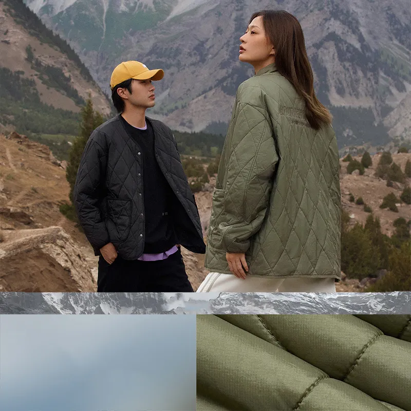 LiNing Puffer Jacket Unisex Murky Olive Green-4