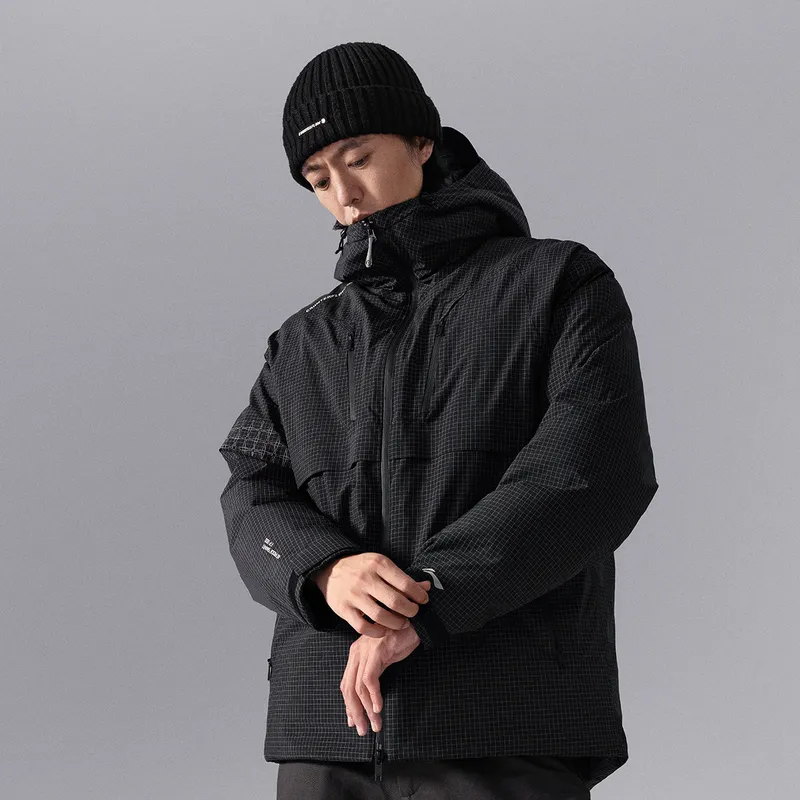 LiNing CF Tracing Dragon Armor Collection Outdoor Collection Windbreaker Jacket Unisex Black-2