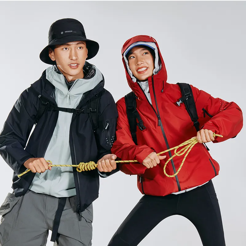 LiNing CF Tracing Wulong Armor Collection Waterproof And Windproof Windbreaker Jacket Men's Black-3