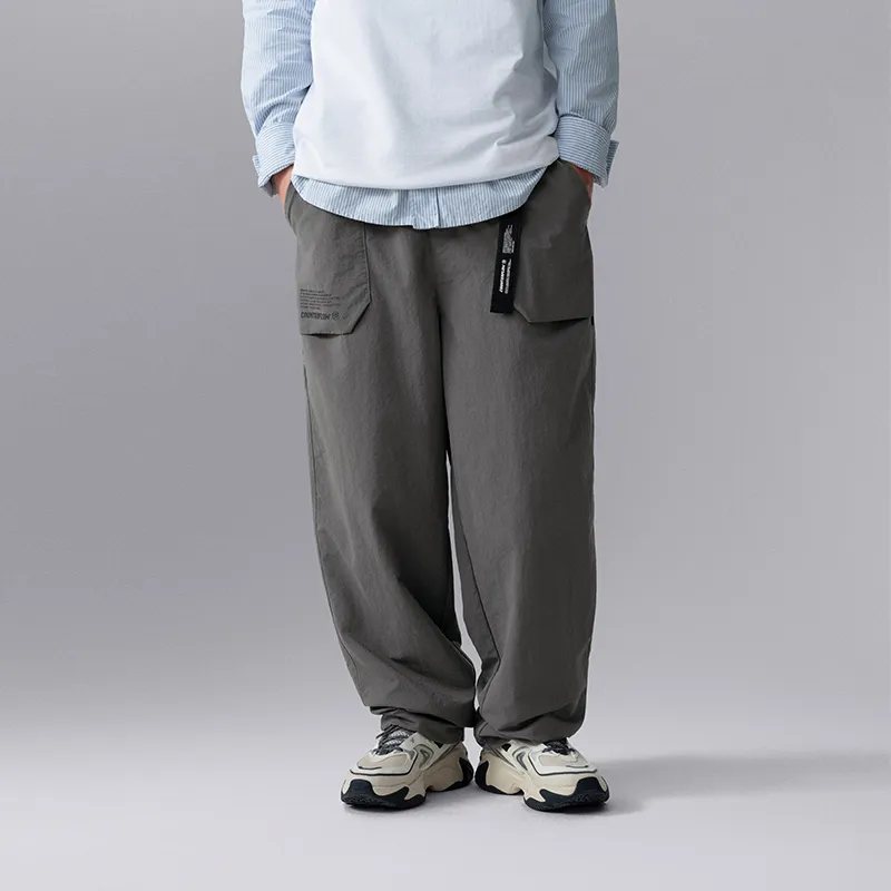 LiNing CF Knitted Sports Pants Men's Thunderstorm Gray-2