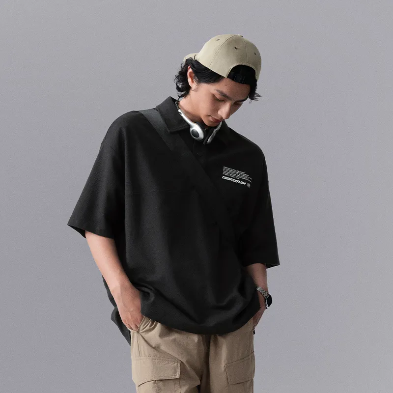 LiNing Polo Shirt Men's Dissolve Moon-5