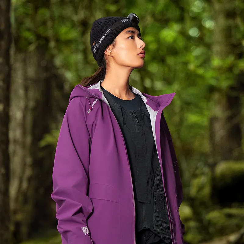 LiNing CF Tracing Wulong Armor Collection Waterproof And Windproof Windbreaker Jacket Unisex Cosmos Purple-2