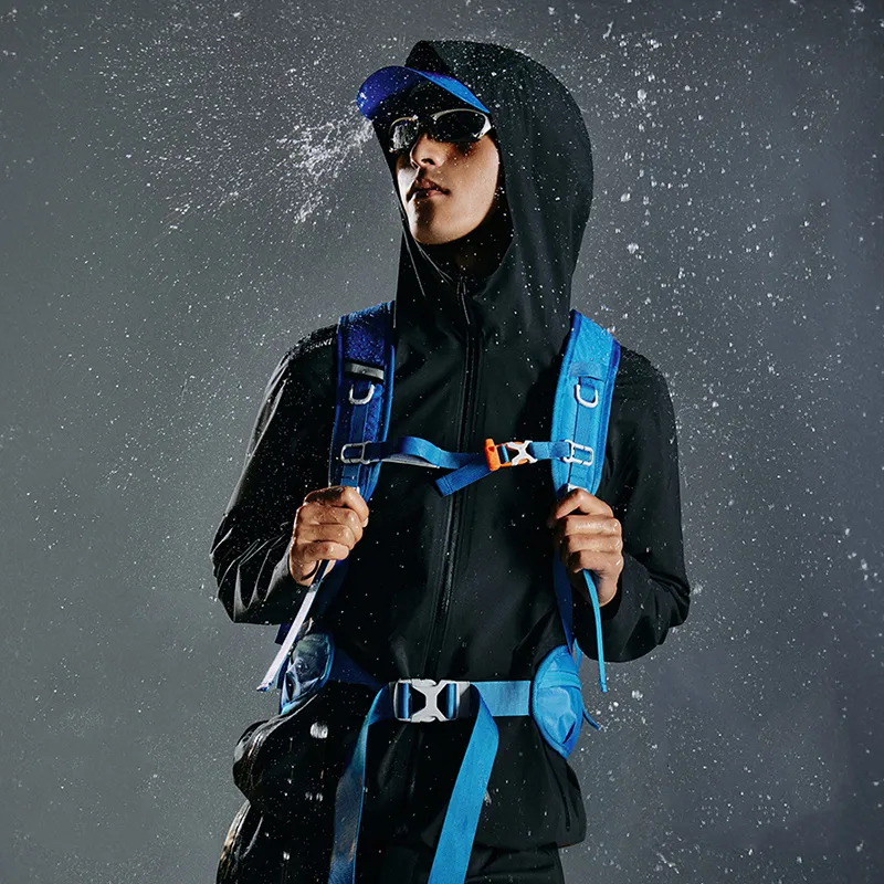 LiNing CF Tracing Wulong Armor Collection Waterproof And Windproof To Keep Warm Windbreaker Jacket Men's Black-2