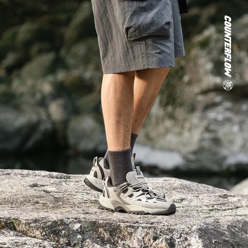 LiNing CF Tracing Collection, Xingye Cushioning, Wear Resistant Low Top Casual Shoes Men's Gray-7