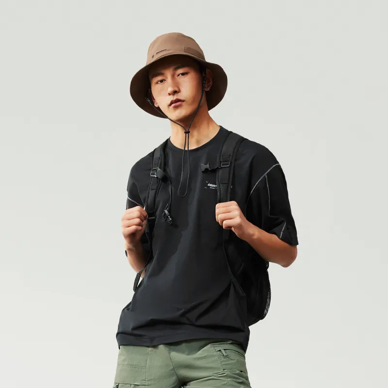 LiNing T Shirt Men's Thunderstorm Gray-3