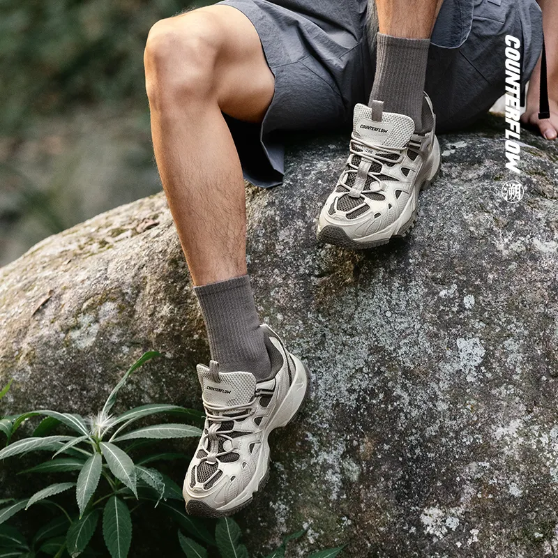 LiNing CF Tracing Collection, Xingye Cushioning, Wear Resistant Low Top Casual Shoes Men's Gray-8