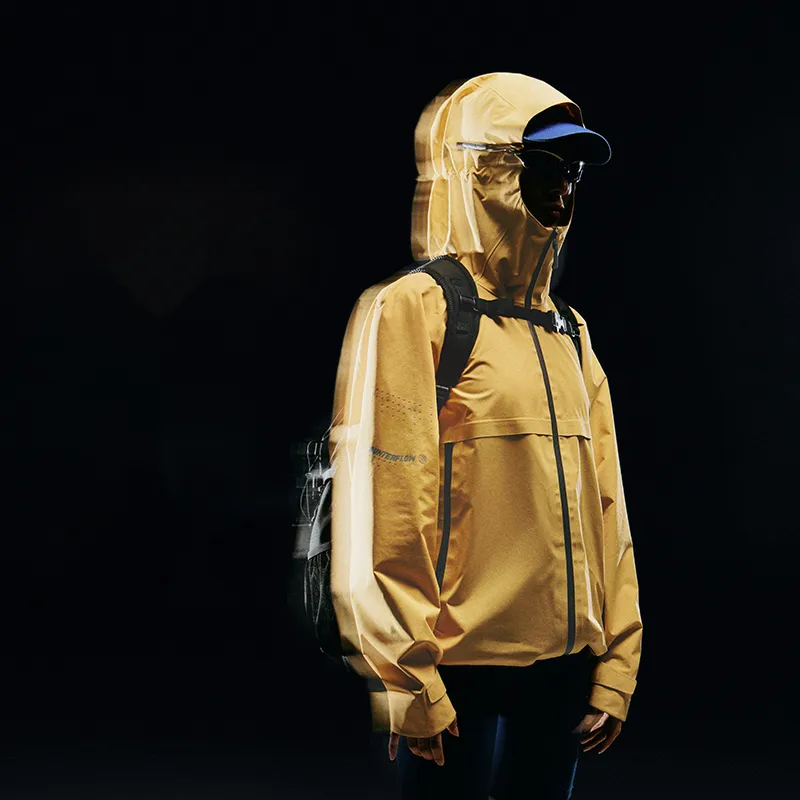 LiNing CF Tracing Wulong Armor Collection Waterproof And Windproof To Keep Warm Windbreaker Jacket Men's Moon-4