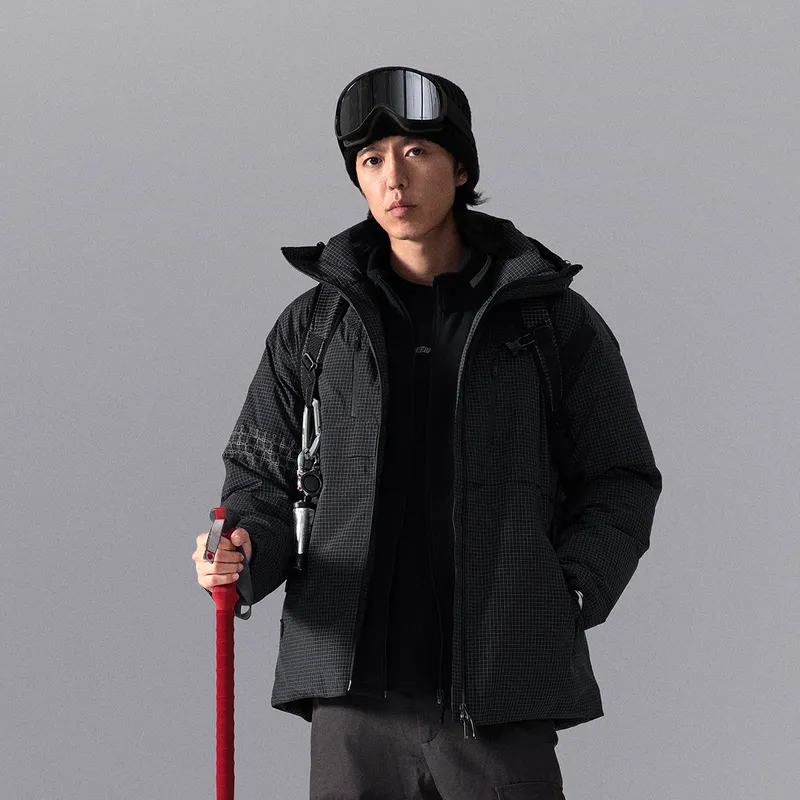 LiNing CF Tracing Dragon Armor Collection Outdoor Collection Windbreaker Jacket Unisex Black-3
