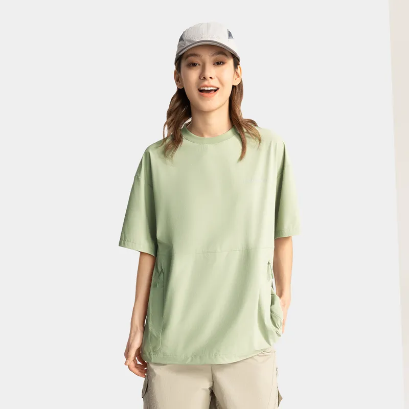 LiNing CF Tracing T Shirt Women's Sage Green-3