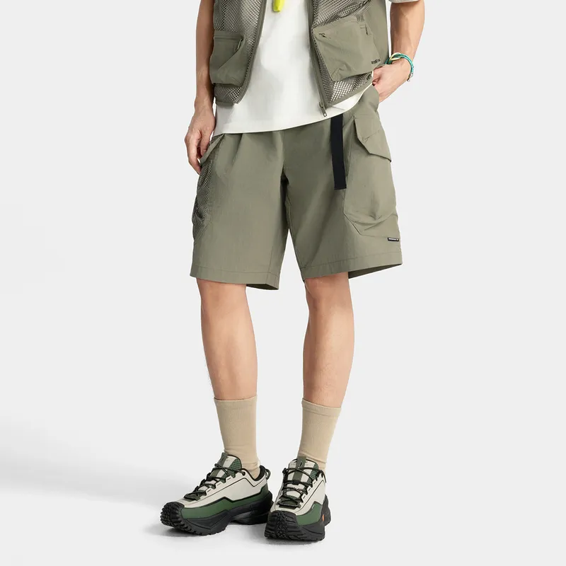 LiNing CF Tracing Cargo Shorts Men's Ming Tea Green-3