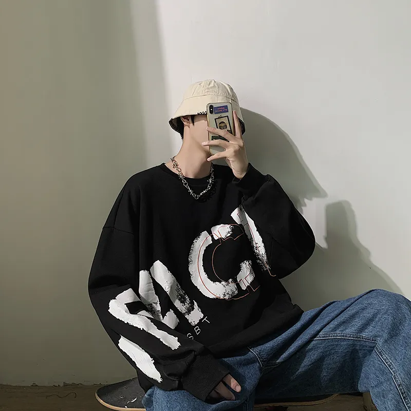 Black Late Sweatshirt Jacket Unisex-6